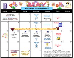 May Activity Calendar